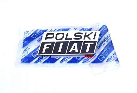 NOWY Emblemat Znaczek Logo Polski Fiat 126p 126 ST FL ORYGINALNY