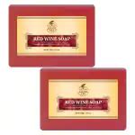 Buy Ka Khadi Ark Herbal Natural Handmade Red Wine Bath Soap Gm Pack