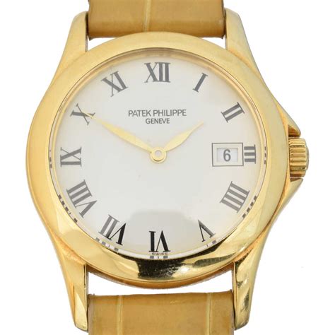 Lot 134 An 18ct Gold Patek Philippe Calatrava