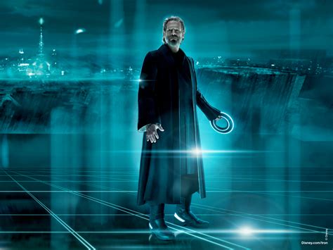 Kevin Flynn From Disneys Tron Legacy Movie Desktop Wallpaper