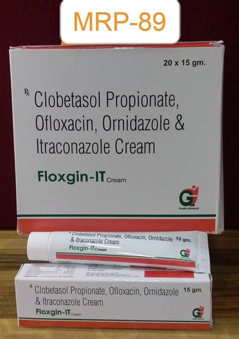 Clobetasol Propionate Ofloxacin Ornidazole And Itraconazole Cream