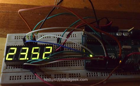 How To Display Temperature From Lm On Digit Segment Indicator Images