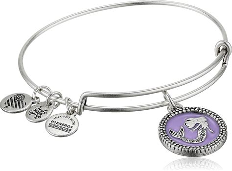 Amazon Alex And Ani Women S Color Infusion Mermaid Charm Bangle