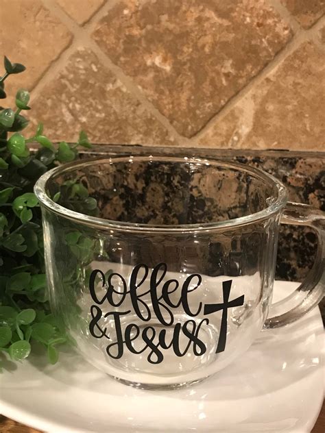 Coffee And Jesus Mug Café Jesús Café Y Orar Etsy