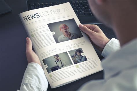 Modern Business Newsletter Template | Adobe InDesign Template