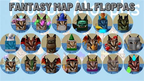 How To Get All Floppas In Fantasy Map In Find The Floppa Morphs Roblox