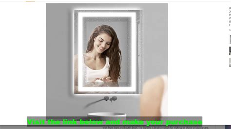 Amorho Led Bathroom Mirror X With Front And Backlight Stepless