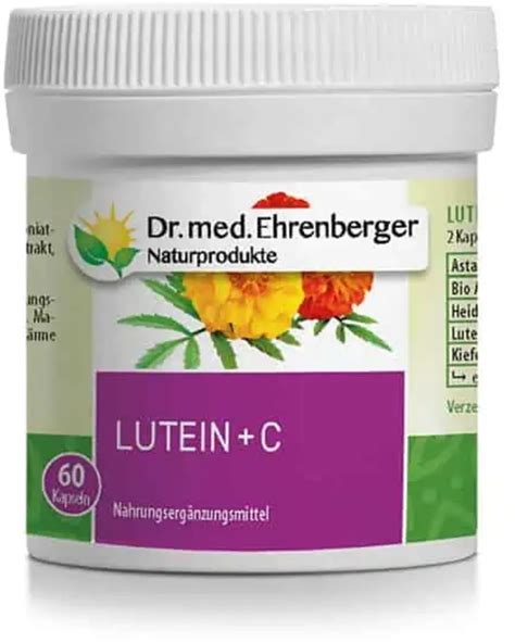 Lutein C kapsule za oči 60 kaps Dr Ehrenberger organski i