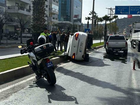 Milasta trafik kazası 1 yaralı Bodrum Kapak Haber Bodrum Haberleri