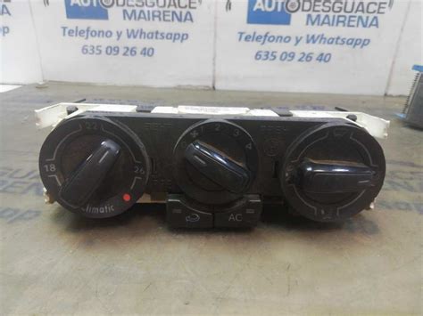 Mando Calefaccion Aire Acondicionado Volkswagen Polo Tdi