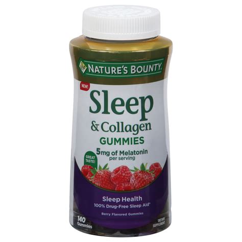 Save On Nature S Bounty Sleep Collagen 5 Mg Of Melatonin Gummies