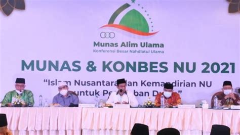 Munas Konbes NU 2021 Pengesahan Pengurus MWCNU Lewat PWNU