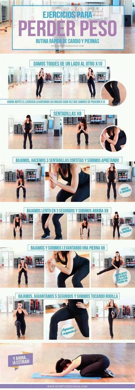 47 Best Rutinas De Ejercicio Paso A Paso Images On Pinterest Exercise Workouts Work Outs