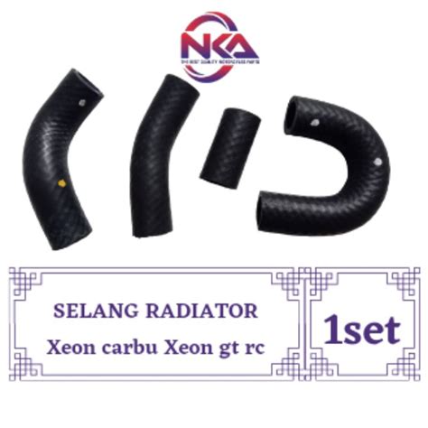 Jual Selang Radiator Xeon Carbu Rc Gt Aerox Komplit Shopee Indonesia