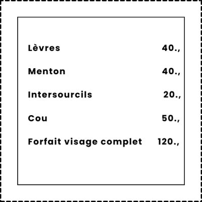 Tarif Centre esthétique paramédical