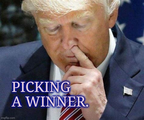 Trump Picking His Nose Imgflip