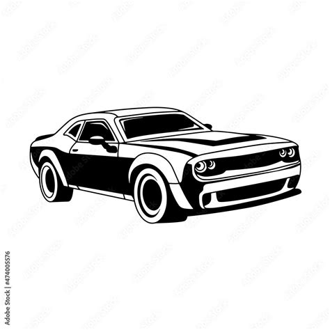 Classic Car Line Art Silhouette Design Element Art Svg Eps Logo Png