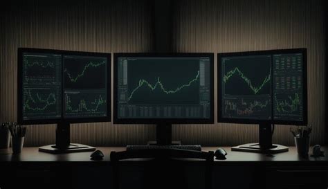 premium ai image  computer screen   graph  graph graphing