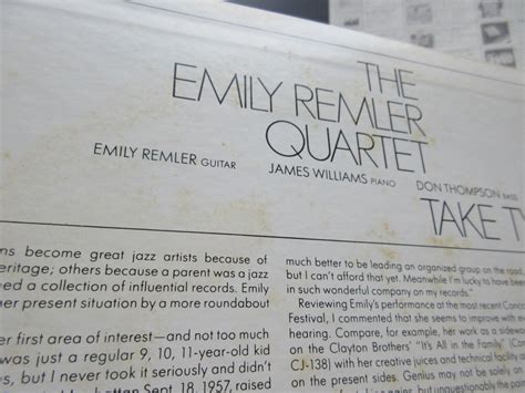 Emily Remler Quartet Take Two Japan Promo Vinyl Lp W Obi Icj 80232 Jazz