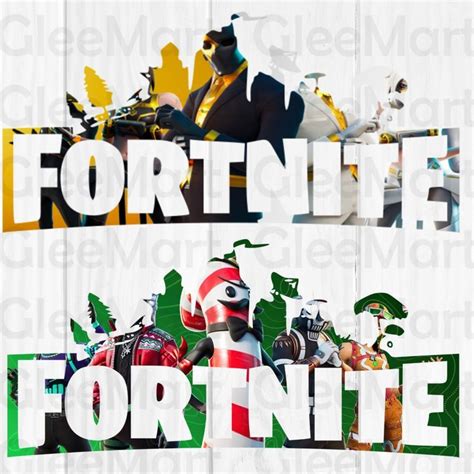 Fortnight Png Bundle Gaming Bundle Fortnight Design Etsy