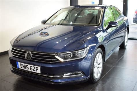 Used Blue Volkswagen Passat Saloon Se Business Tdi Bluemotion