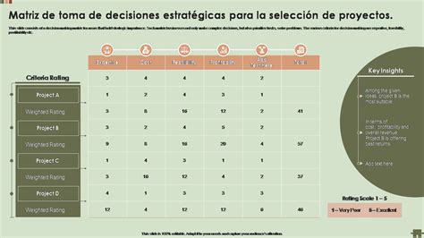 Las Mejores Plantillas De Matrices De Decisiones Con Muestras Y Ejemplos