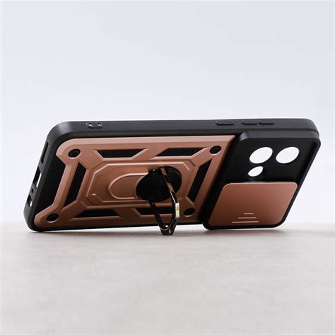 Etui pancerne do Motorola Moto G84 5G CamShield Slide różowe rose