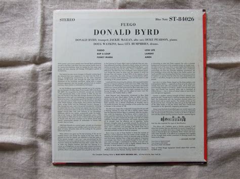 Lpus New York Donald Byrd Fuego Yahoo