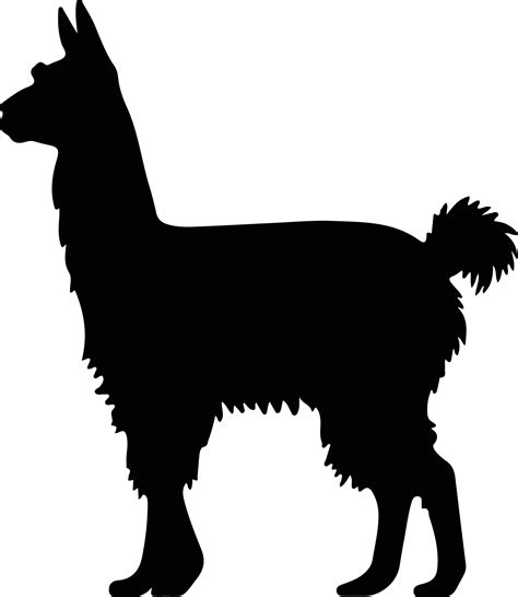 Llama Black Silhouette 38101596 Vector Art At Vecteezy