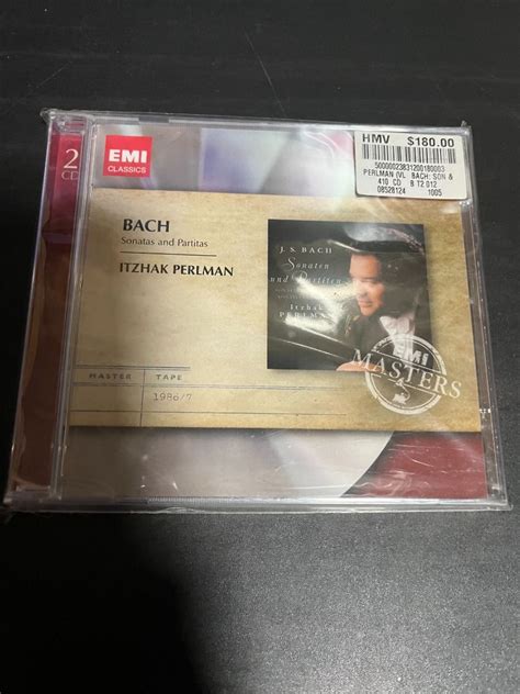 Bach Sonatas And Partitas For Solo Violin Itzhak Perlman Emi Classics