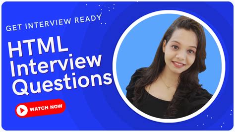 Top Html Interview Questions Part Coding Artist