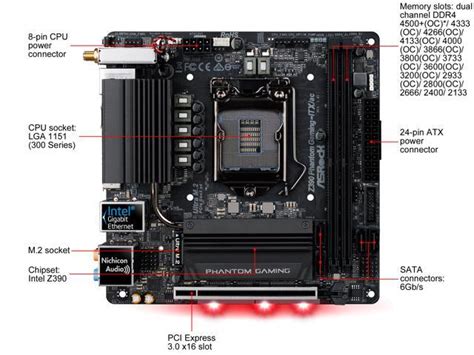 Open Box Asrock Z Phantom Gaming Itx Ac Lga Series Mini