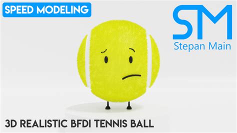 3d Realistic Bfdi Tennis Ball In Blender By Stepan Main On Deviantart