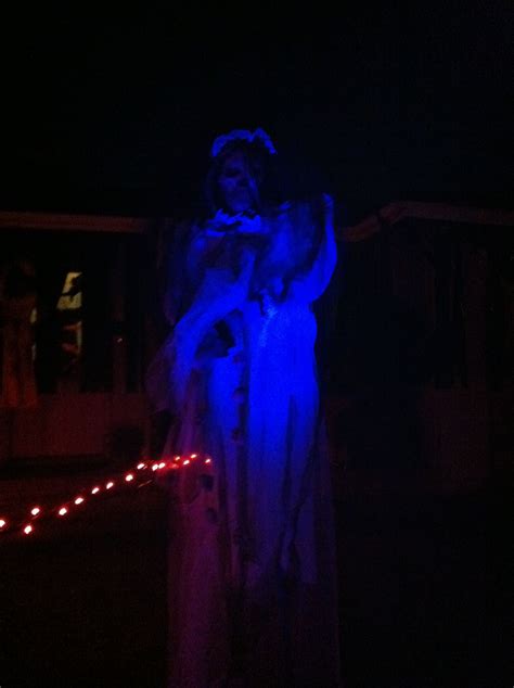 Glow in the dark halloween decor .. using Black light to make it glow | Halloween event ...