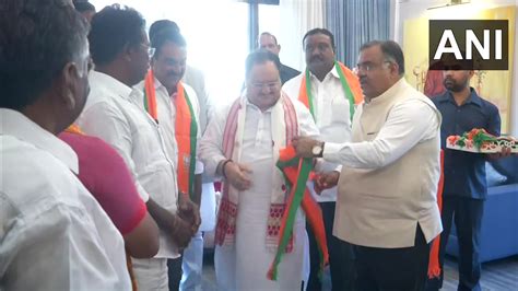 Ani On Twitter Telangana Leaders Join Bjp In Presence Of Bjp National