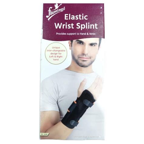 Flamingo Elastic Wrist Splint Medium 1 Count Uses Benefits Price