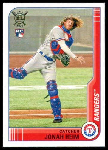 2021 TOPPS BIG LEAGUE 115 JONAH HEIM ROOKIE CARD TEXAS RANGERS RC EBay