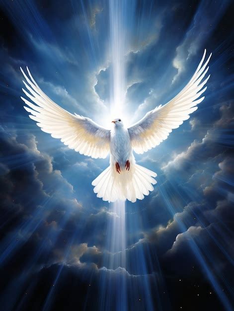 Premium Ai Image A Dove Representing The Holy Spirit