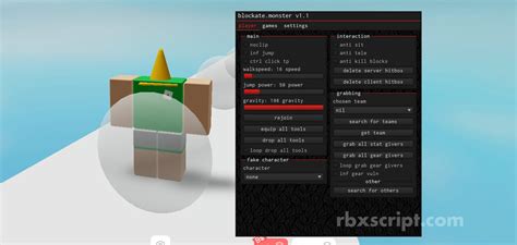 Blockate Click Tp Inf Jumps Noclip Scripts RbxScript