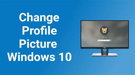 How To Change User Profile Picture In Windows 10 YouTube