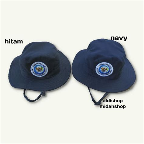 Jual Topi Rimba Logo Kkp Kementerian Kelautan Dan Perikanan Shopee