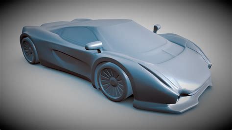 Supercar Concept D Printable Buy Royalty Free D Model By Koleos D