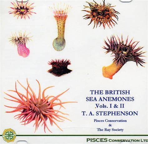 British Sea Anemones Volumes 1 And 2 Pisces CD Book Edition NHBS