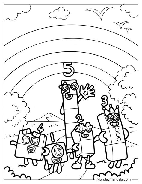 28 Numberblocks Coloring Pages Free Pdf Printables Artofit