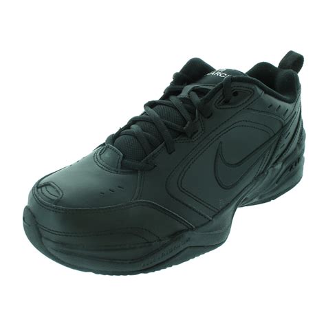 Nike - Men's Nike Air Monarch IV (4E) Training Shoe White Black Size 8 Wide 4E - Walmart.com ...