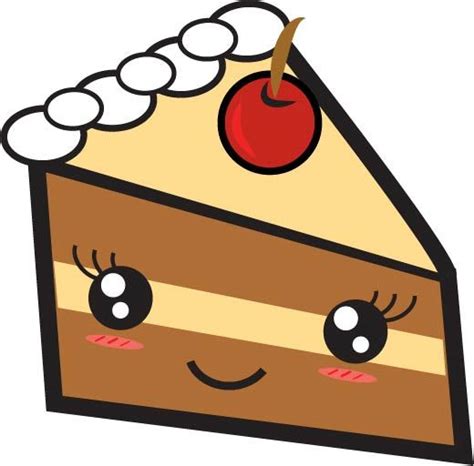 Kawaii Cake Slice Çizim Fikirleri Çizim Resim