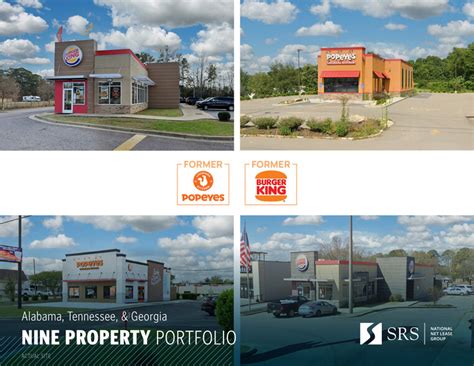 Former Popeyes Burger King Portfolio Harpersville Al For Sale