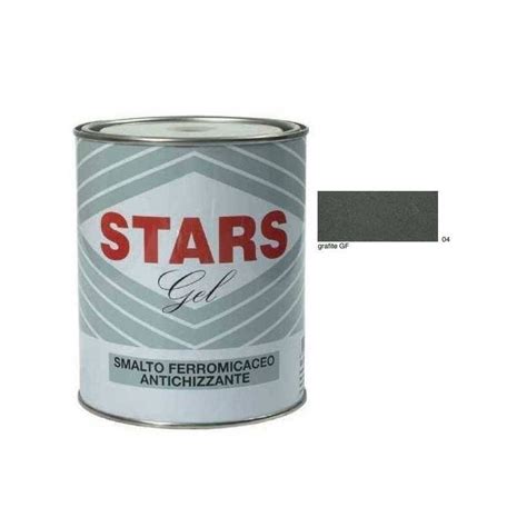 Stargel Ferromicaceo Smalto Antiruggine Ml Grana Fine Grafite Sm