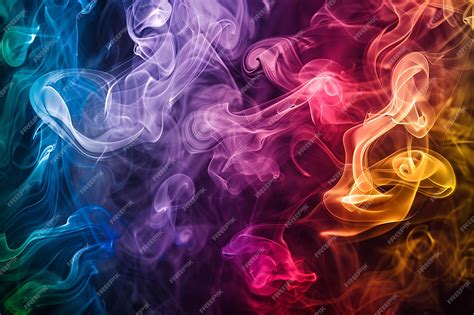 Premium Photo | Colorful smoke background colorful smoke colorful color ...