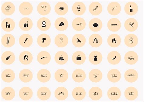 100 Iconos Destacados De Instagram Portada De Instagram Etsy